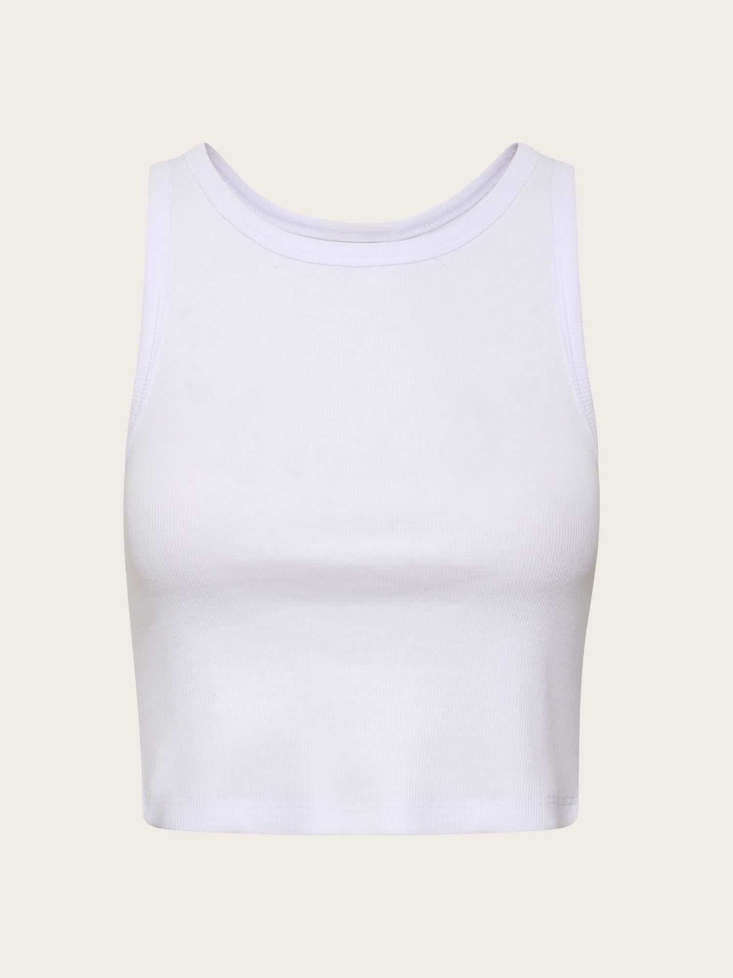 Drew Cropped Top - Bright White