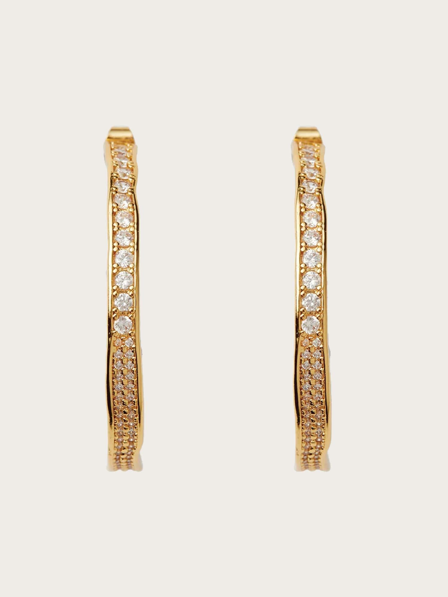 Afrodita Hoops Large - Gold