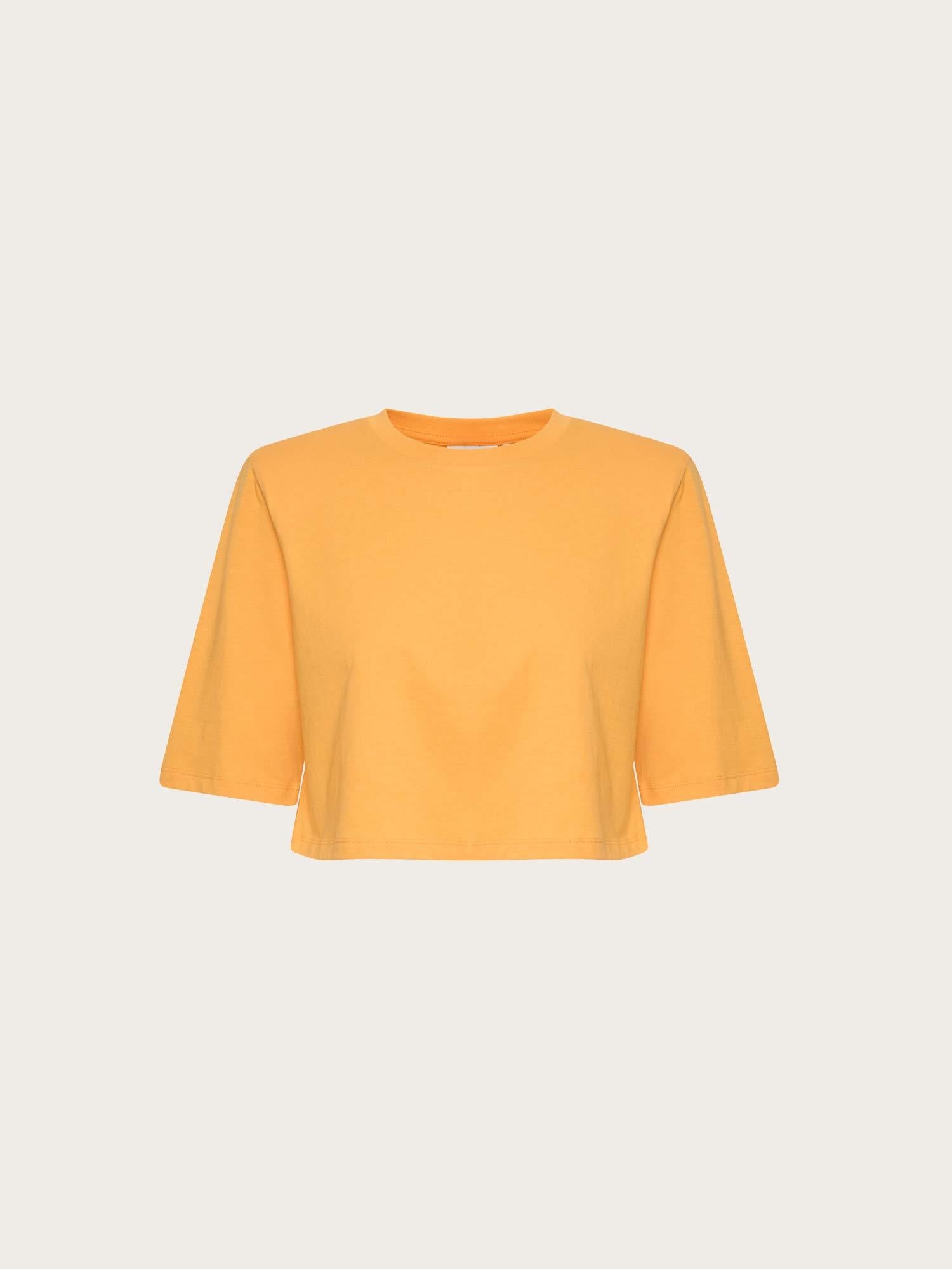 Jory Cropped Tee - Kumquat