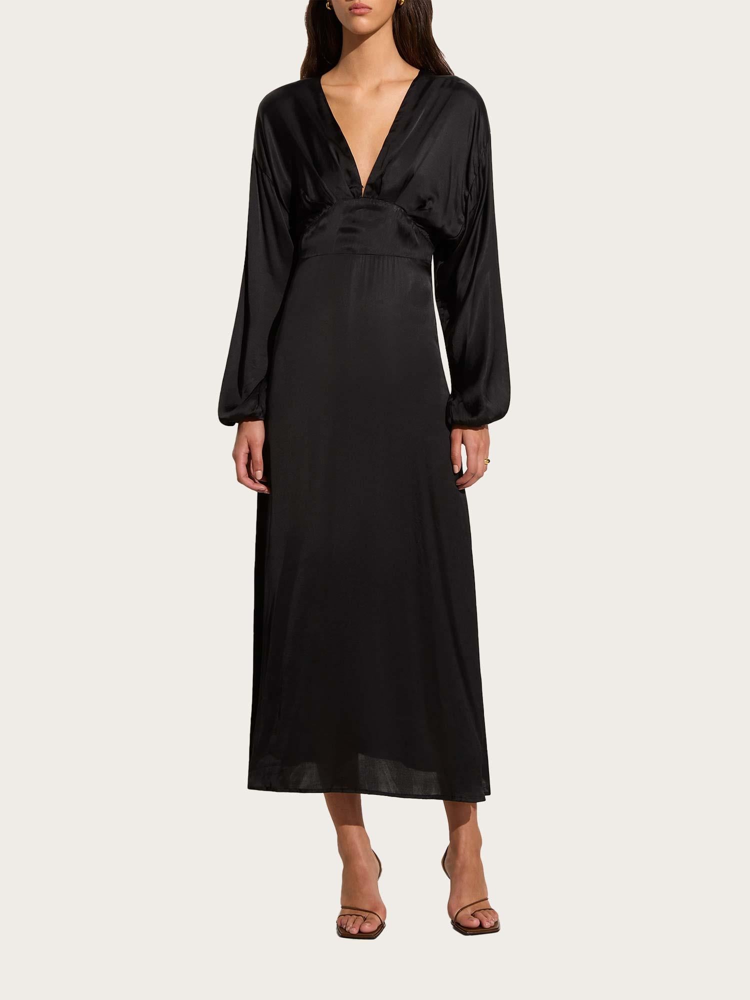 Ria Midi Dress - Black