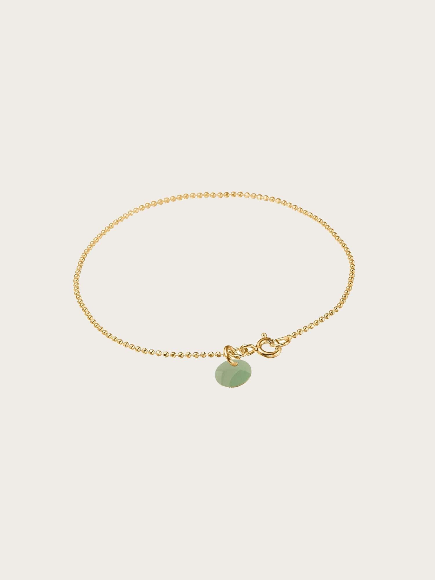 Bracelet Ball Chain - Dusty Green