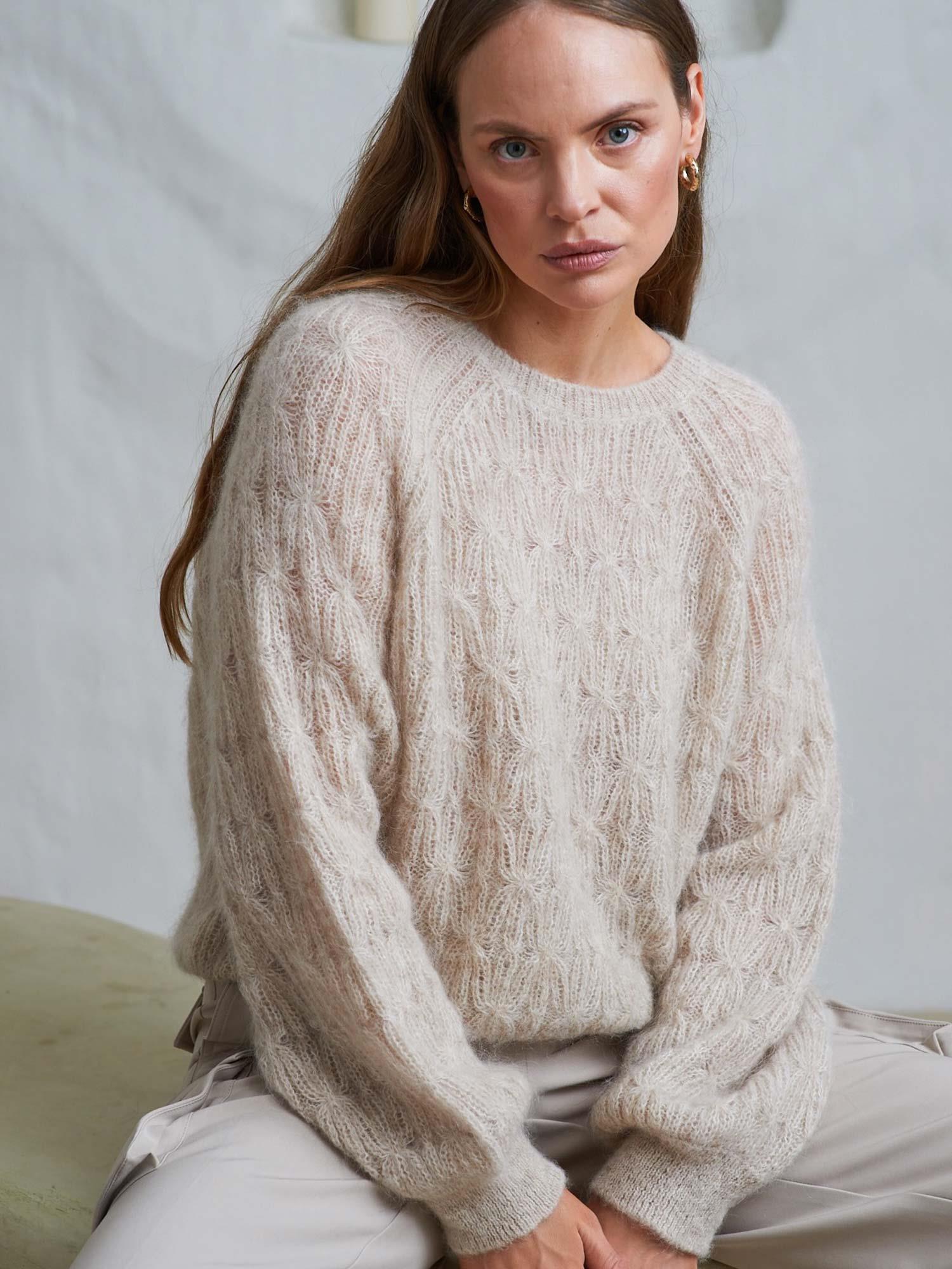 Lima Sweater - Lt Beige Melange