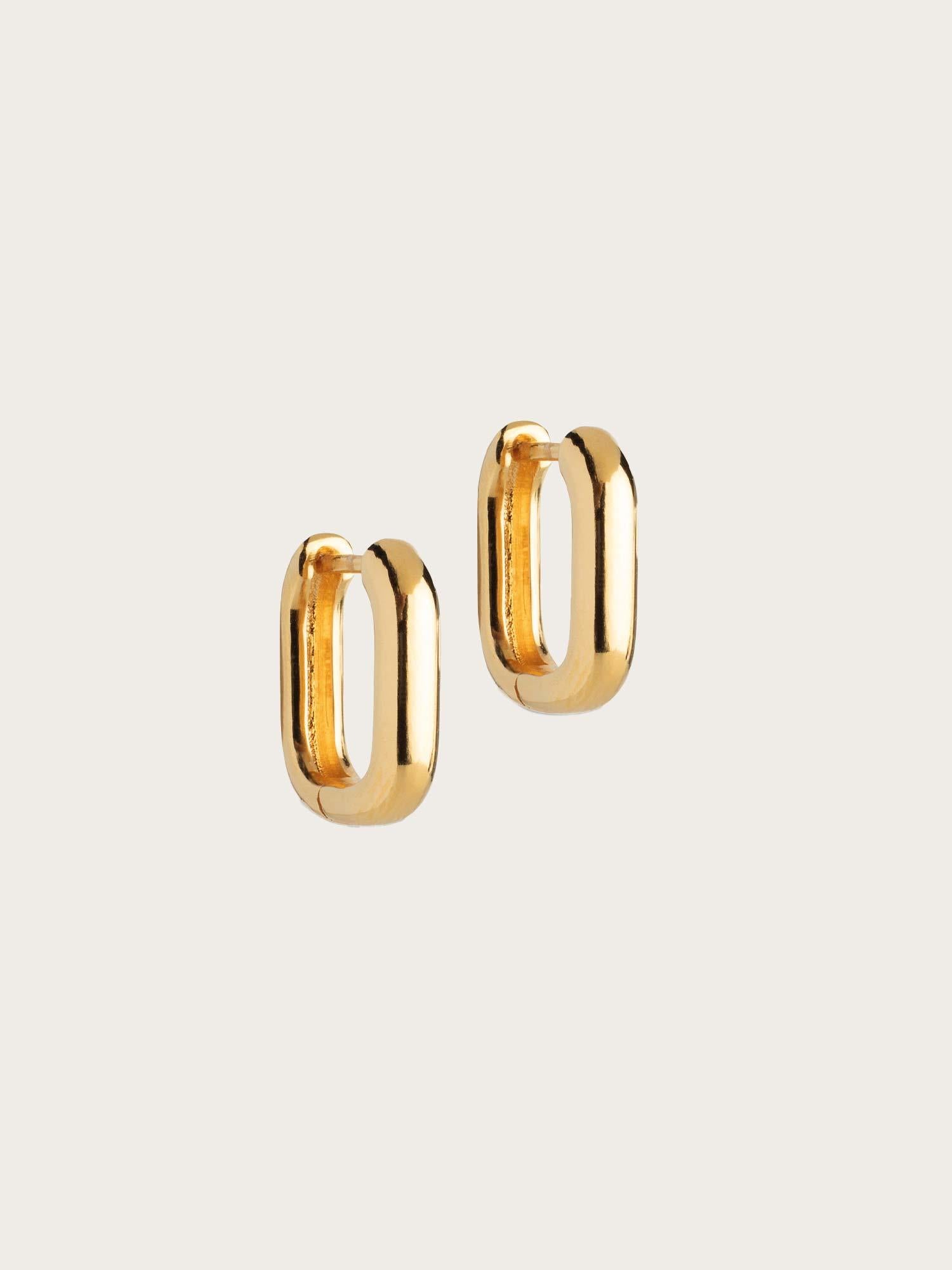 Hoops Square 15mm - Gold