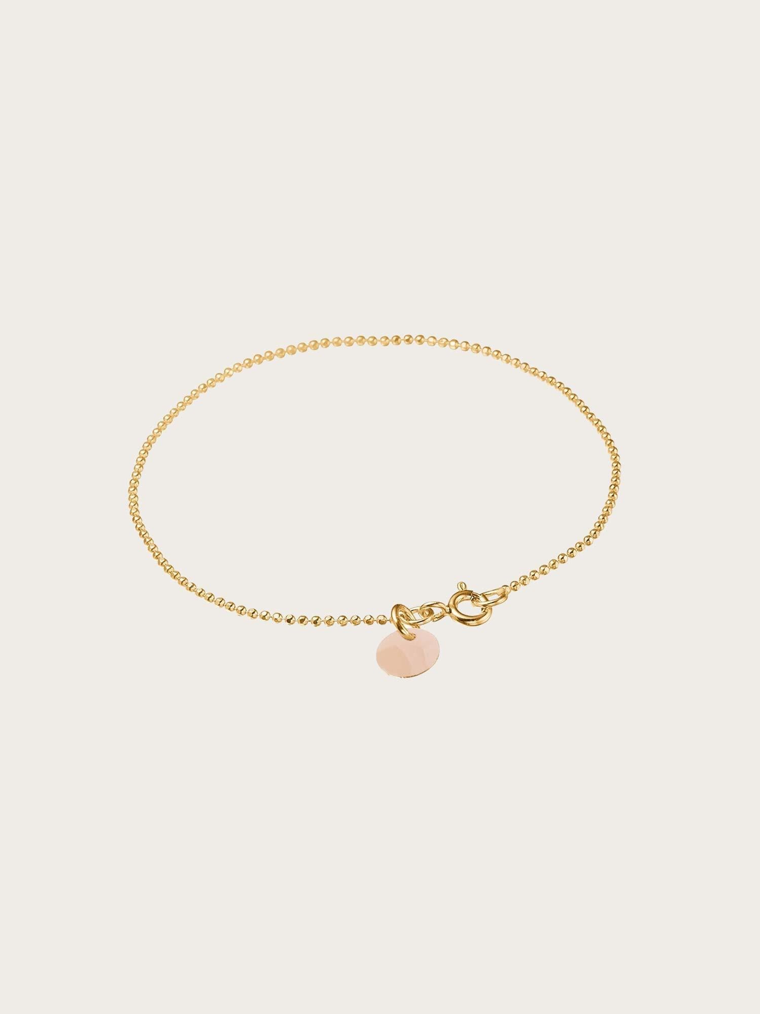 Bracelet Ball Chain - Pale Peach