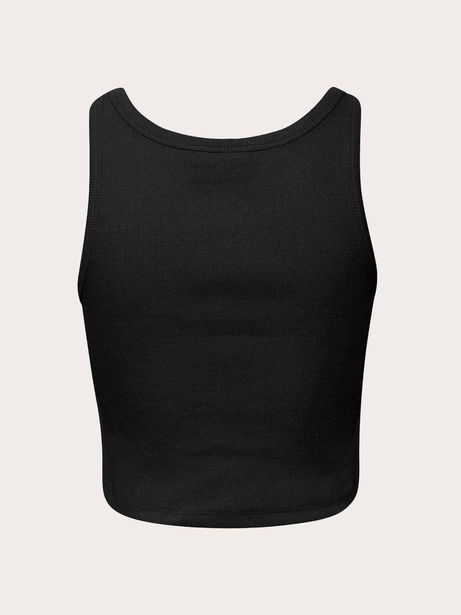 Drew Cropped Top - Black