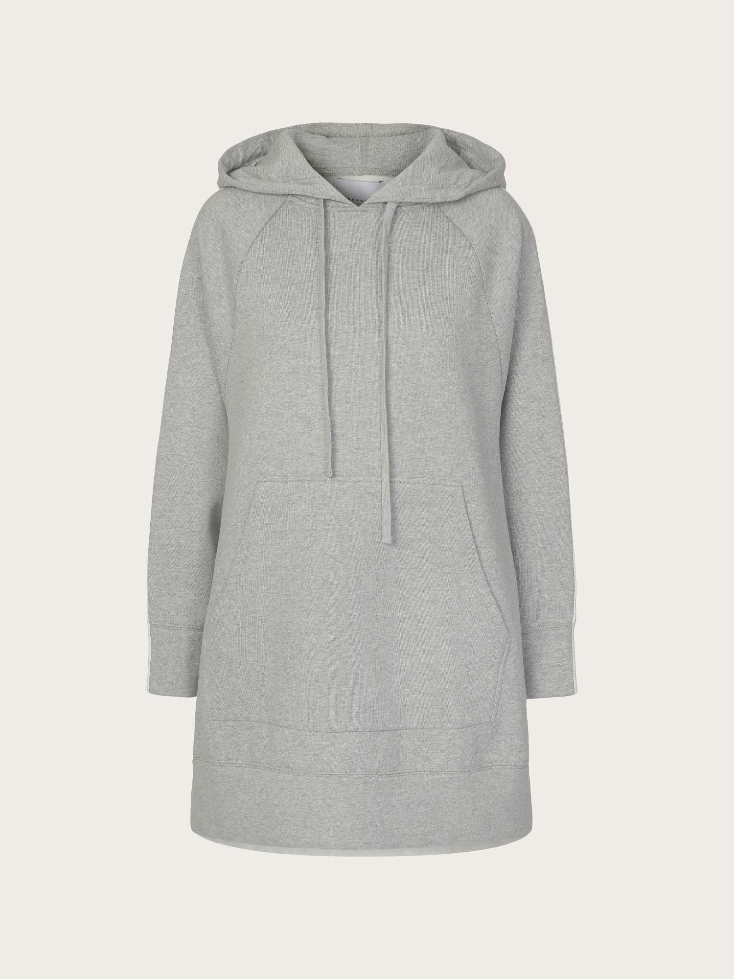 Hailey Hoodie - Light Grey Mel/Offwhite