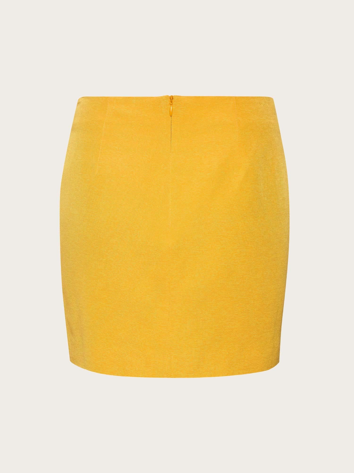 Dani MW Mini Skirt - Kumquat