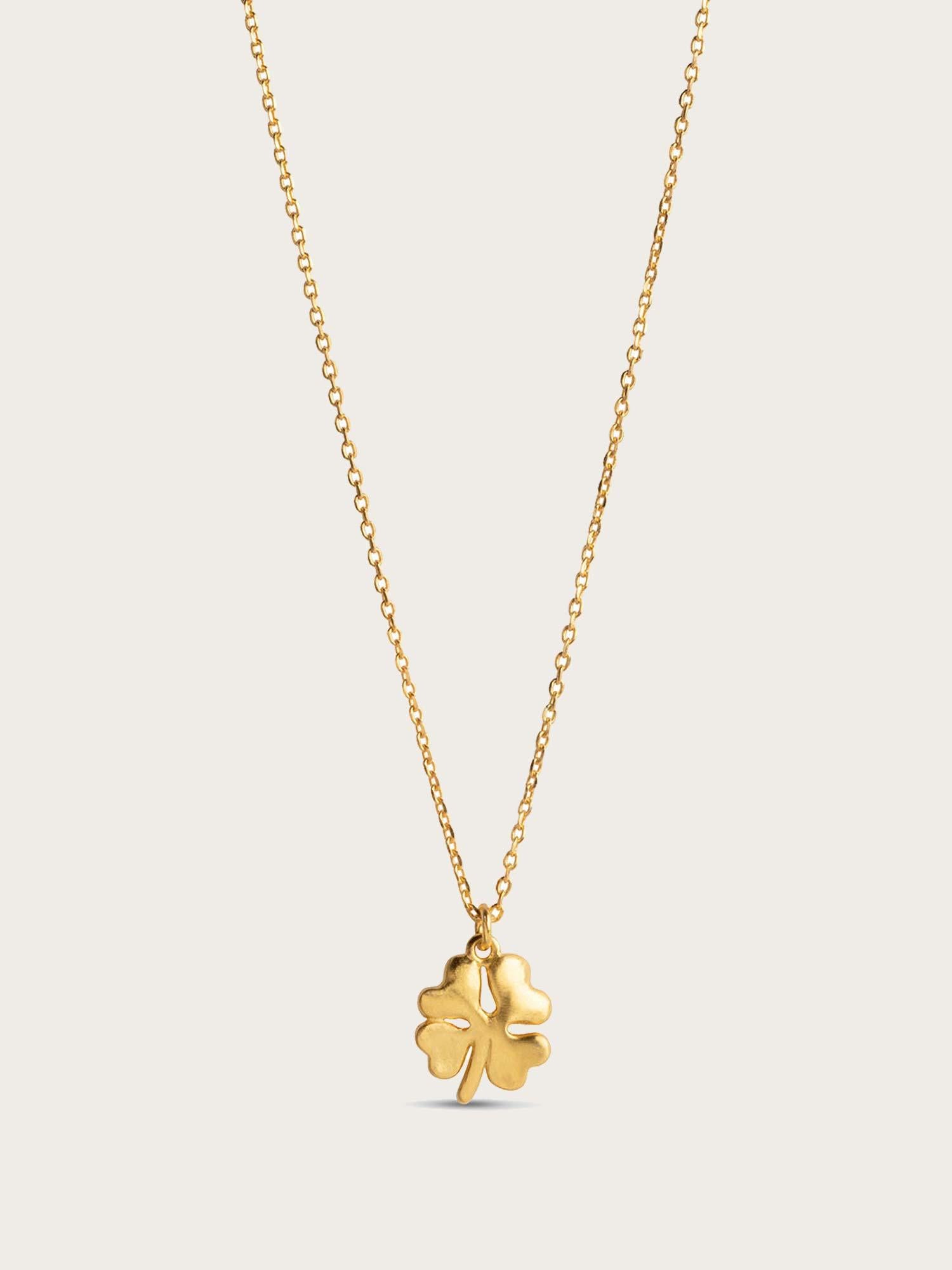 Necklace Organic Clover - Gold