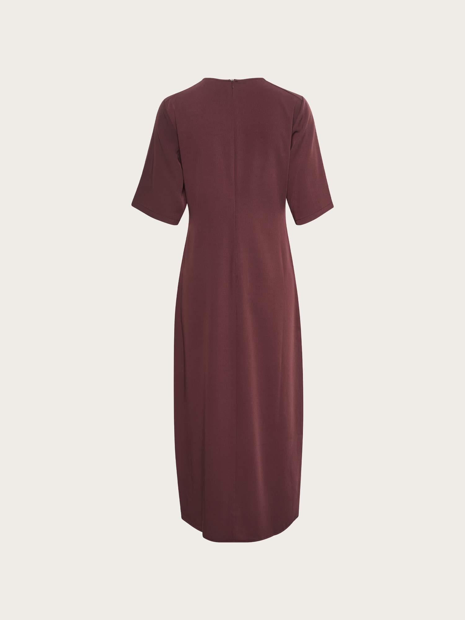 Braya Midi Dress - Fudge