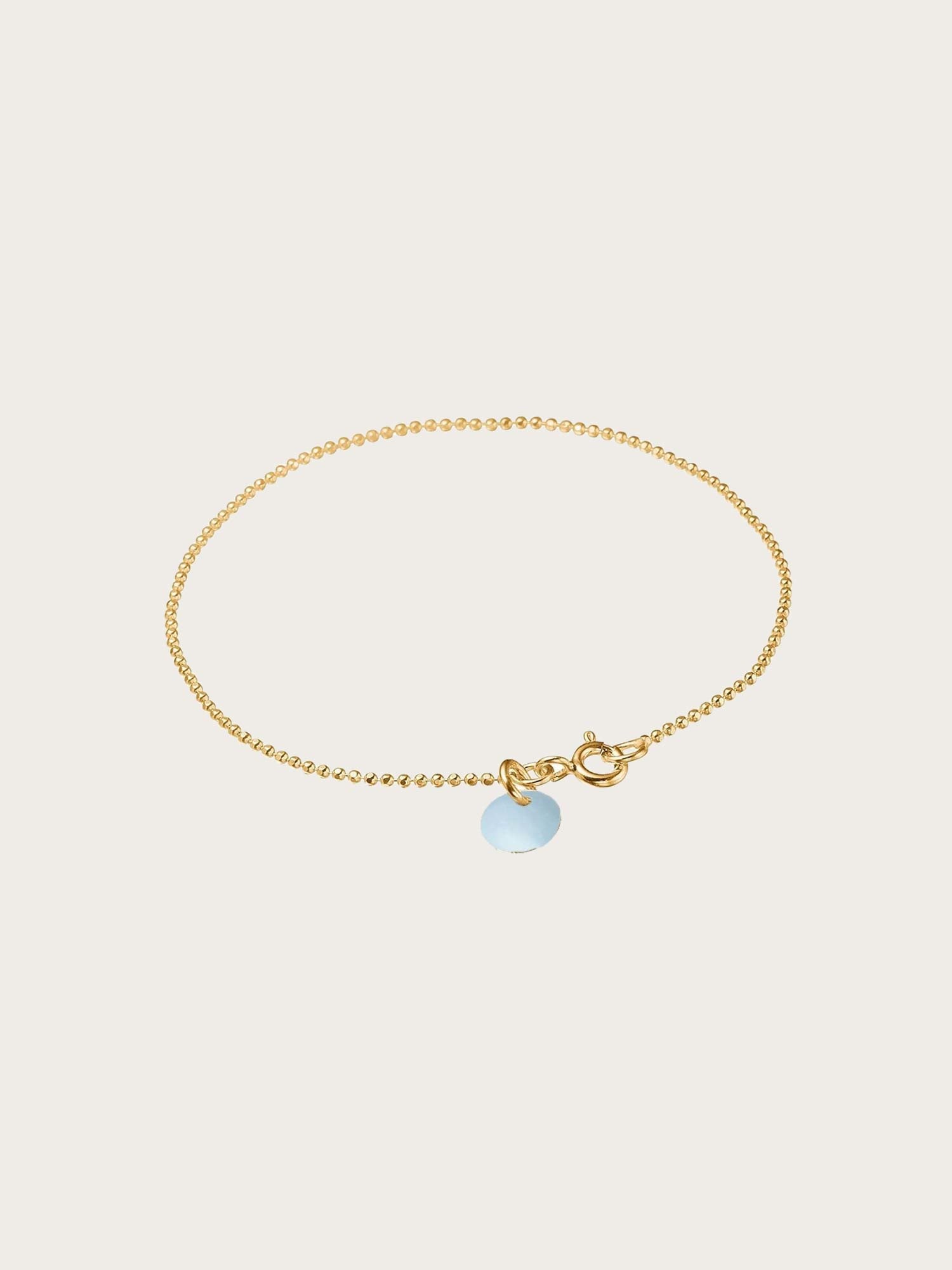 Bracelet Ball Chain Icy Blue