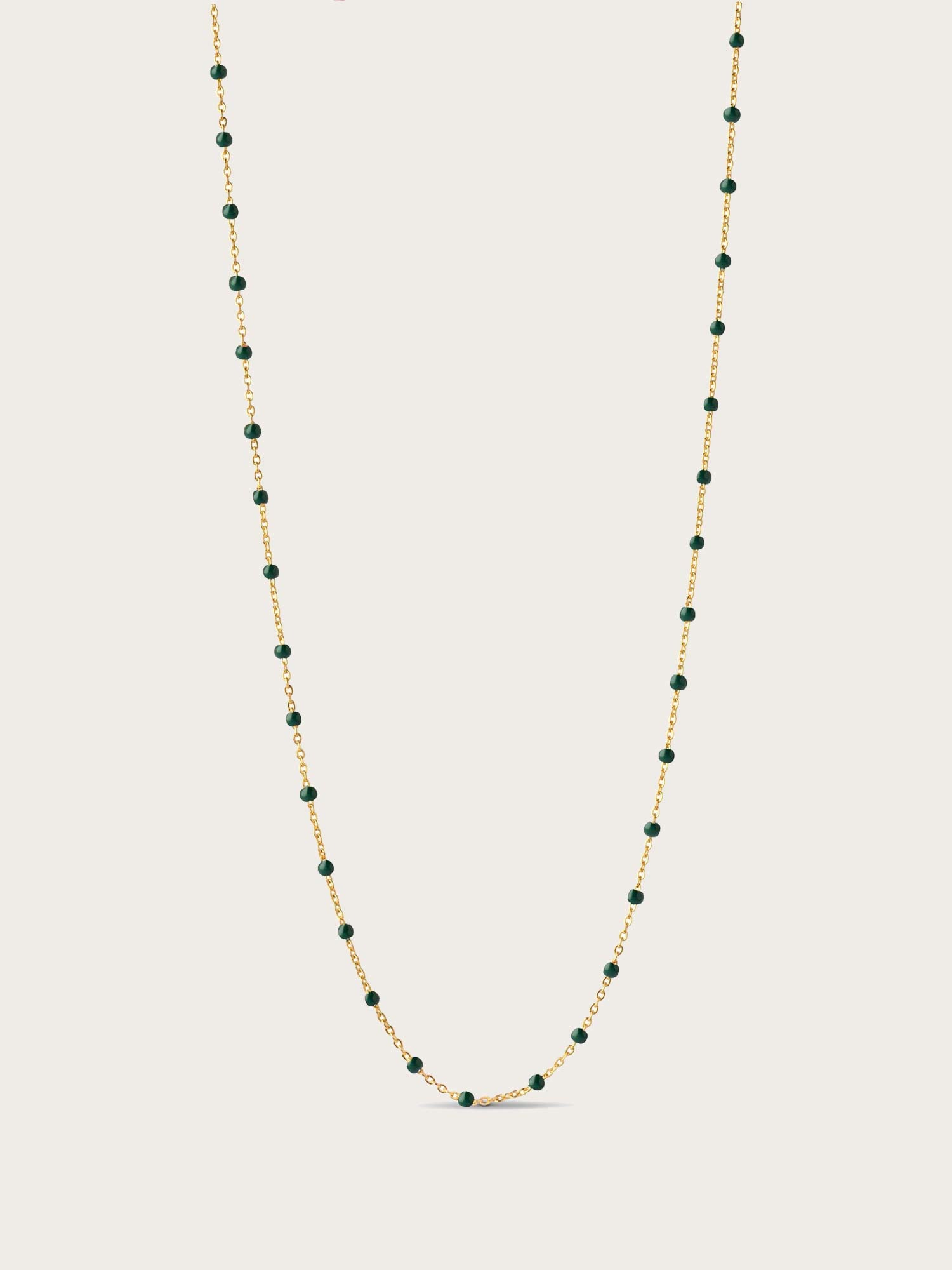 Lola Necklace - Petrol Green