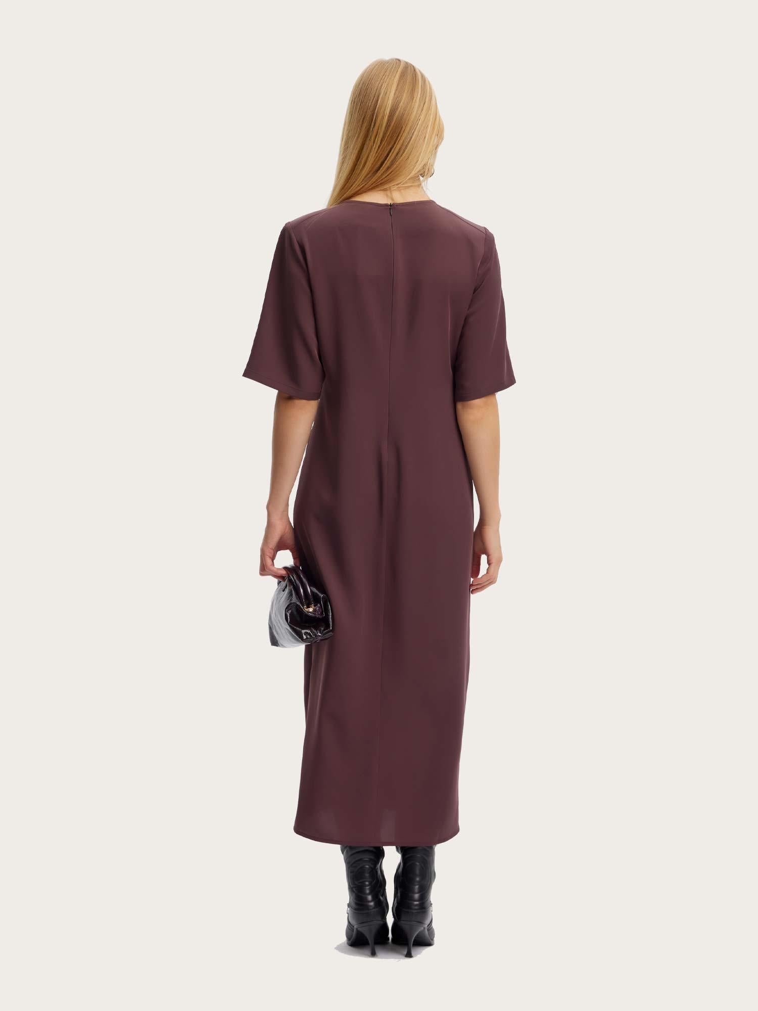 Braya Midi Dress - Fudge